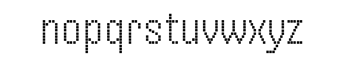 Handjet 300 Font LOWERCASE