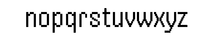 Handjet Regular Font LOWERCASE