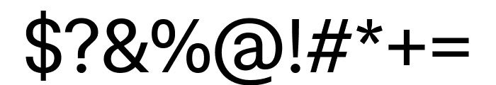 Hedvig Letters Sans Regular Font OTHER CHARS