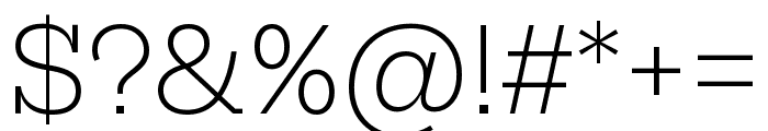 Hepta Slab 300 Font OTHER CHARS