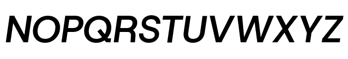 Host Grotesk 600italic Font UPPERCASE