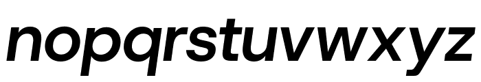 Host Grotesk 600italic Font LOWERCASE
