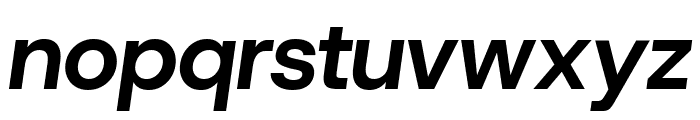 Host Grotesk 700italic Font LOWERCASE