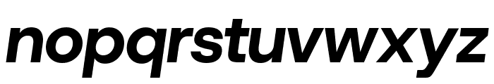 Host Grotesk 800italic Font LOWERCASE