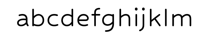 Hubballi Regular Font LOWERCASE
