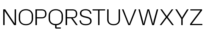 Hubot Sans 300 Font UPPERCASE