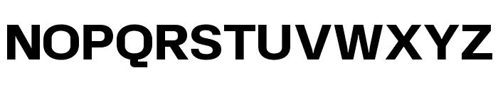 Hubot Sans 700 Font UPPERCASE