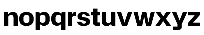 Hubot Sans 700 Font LOWERCASE