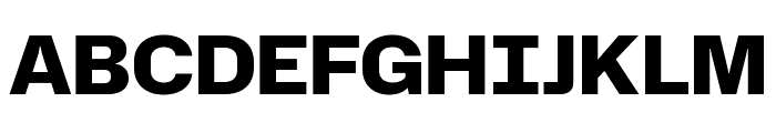 Hubot Sans 800 Font UPPERCASE