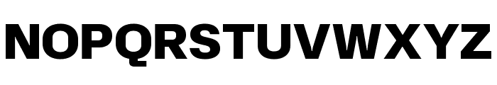 Hubot Sans 800 Font UPPERCASE