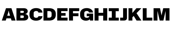 Hubot Sans 900 Font UPPERCASE
