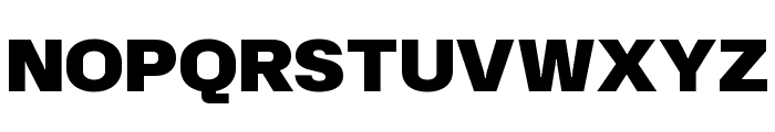 Hubot Sans 900 Font UPPERCASE