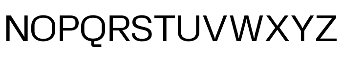 Hubot Sans Regular Font UPPERCASE