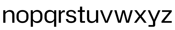 Hubot Sans Regular Font LOWERCASE