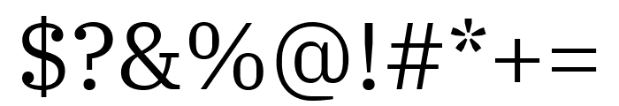 IBM Plex Serif regular Font OTHER CHARS