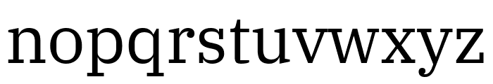 IBM Plex Serif regular Font LOWERCASE