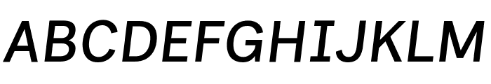 Inclusive Sans 500italic Font UPPERCASE