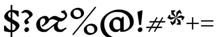 Inknut Antiqua 500 Font OTHER CHARS