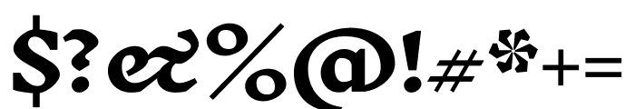 Inknut Antiqua 700 Font OTHER CHARS