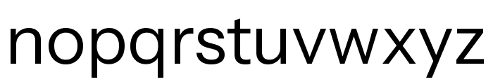 Instrument Sans Regular Font LOWERCASE