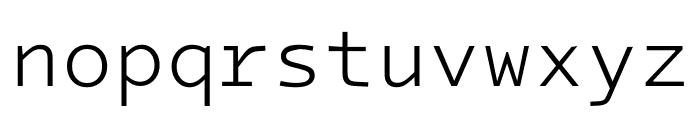 Intel One Mono 300 Font LOWERCASE
