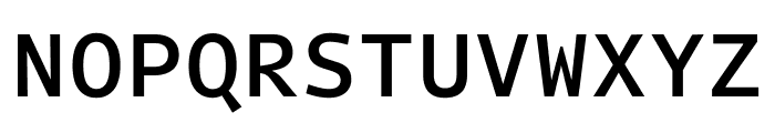Intel One Mono 500 Font UPPERCASE
