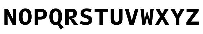 Intel One Mono 600 Font UPPERCASE