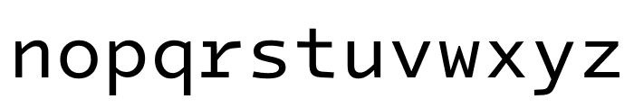 Intel One Mono Regular Font LOWERCASE