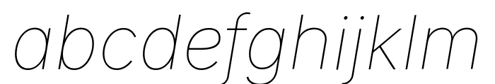 Inter 100italic FONT