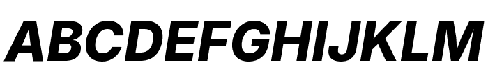 Inter 800italic Font UPPERCASE