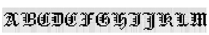 Jacquard 12 Charted Regular Font UPPERCASE