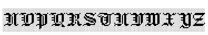 Jacquard 12 Charted Regular Font UPPERCASE