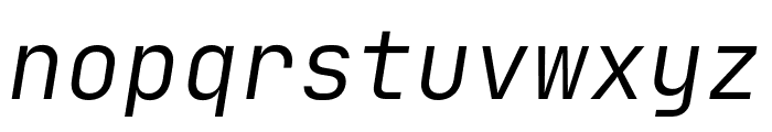 JetBrains Mono 300italic Font LOWERCASE