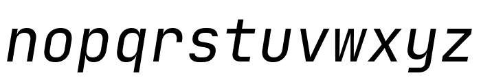 JetBrains Mono Italic Font LOWERCASE