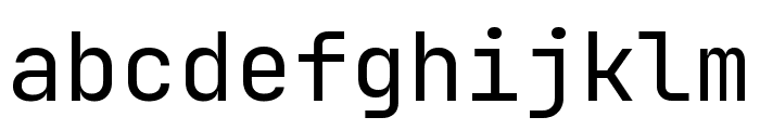 JetBrains Mono Regular Font LOWERCASE