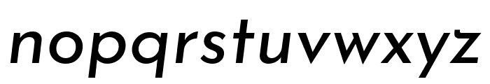 Josefin Sans italic Font LOWERCASE