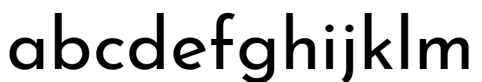 Josefin Sans regular Font LOWERCASE