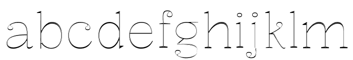 Kalnia Glaze 100 Font LOWERCASE