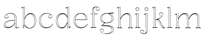 Kalnia Glaze 300 Font LOWERCASE