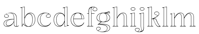 Kalnia Glaze Regular Font LOWERCASE