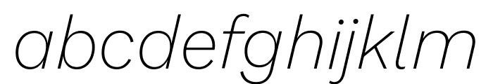 Kantumruy Pro 200italic Font LOWERCASE