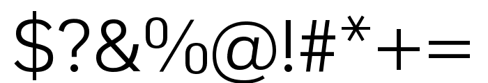 KoHo regular Font OTHER CHARS