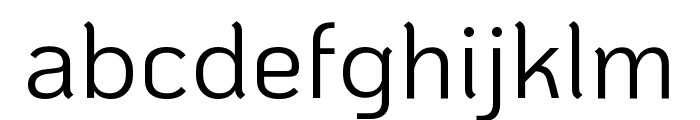 KoHo regular Font LOWERCASE