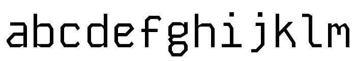 Kode Mono Regular Font LOWERCASE