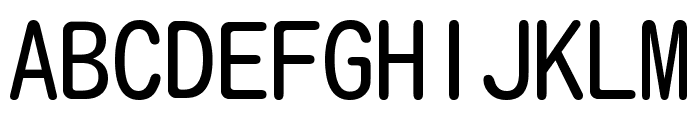 Kosugi Maru regular Font UPPERCASE