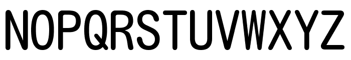 Kosugi Maru regular Font UPPERCASE