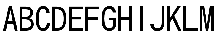 Kosugi regular Font UPPERCASE