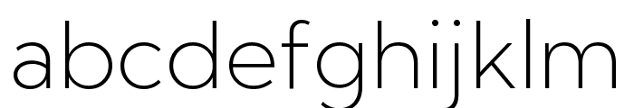 Kumbh Sans 200 Font LOWERCASE