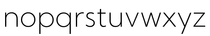 Kumbh Sans 200 Font LOWERCASE