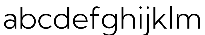 Kumbh Sans 300 Font LOWERCASE